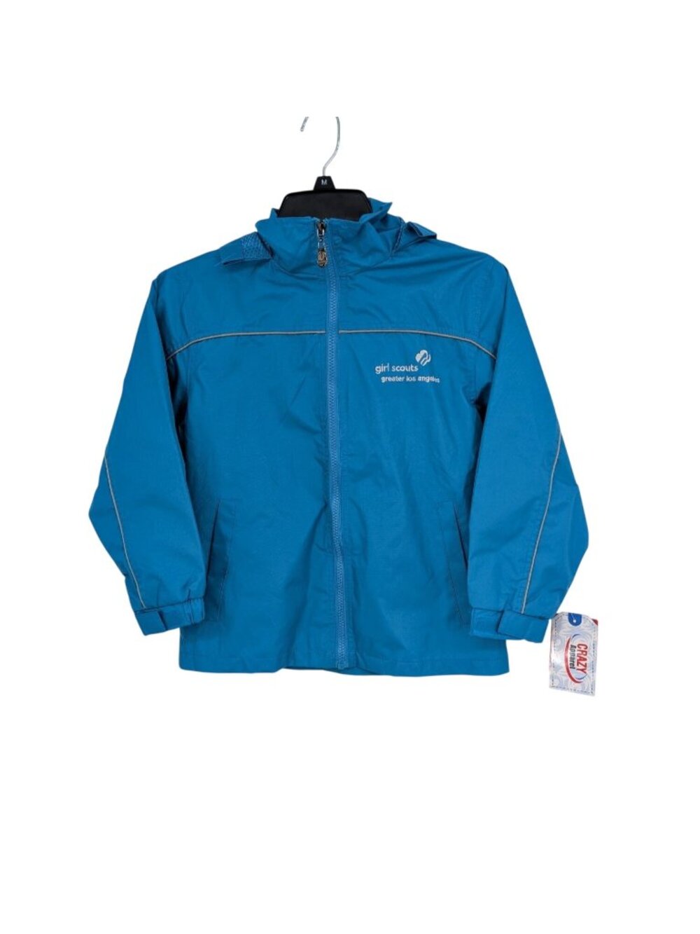 Girl Scouts‎ Greater Los Angeles Youth Hooded Rain Jacket Water Repellent Large